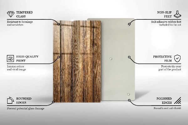 Worktop protector Wood texture boards