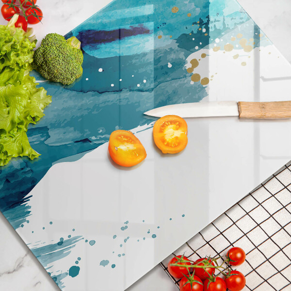 Chopping board Blue spots