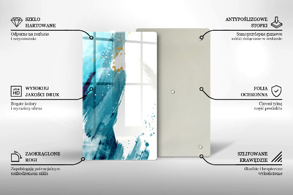 Chopping board Blue spots