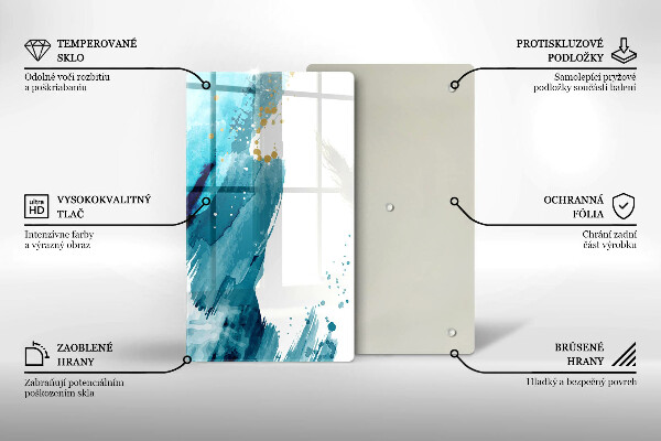 Chopping board Blue spots