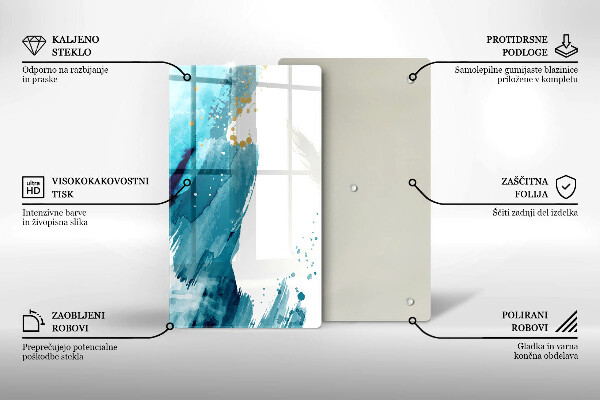 Chopping board Blue spots