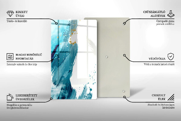 Chopping board Blue spots