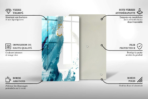 Chopping board Blue spots