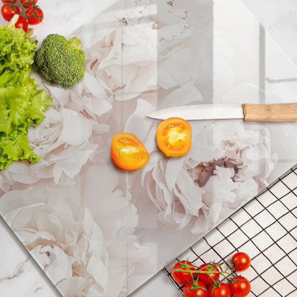 Worktop protector Pastel peonies