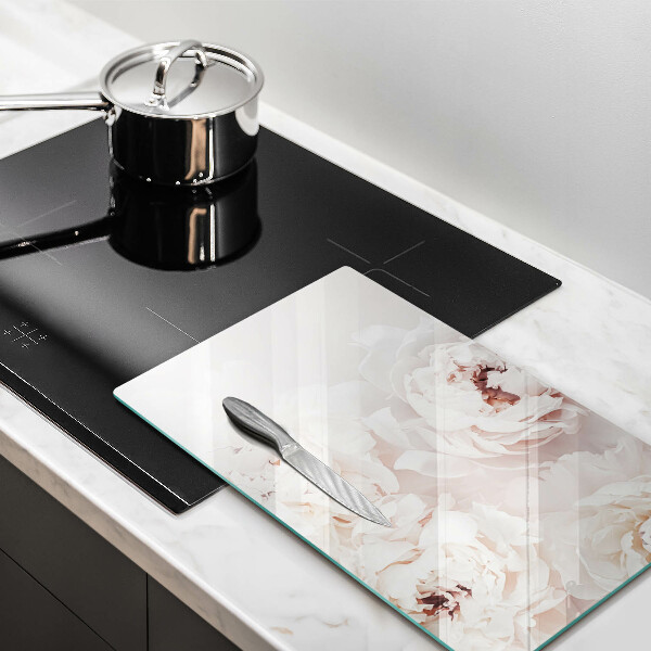 Worktop protector Pastel peonies