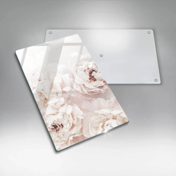 Worktop protector Pastel peonies