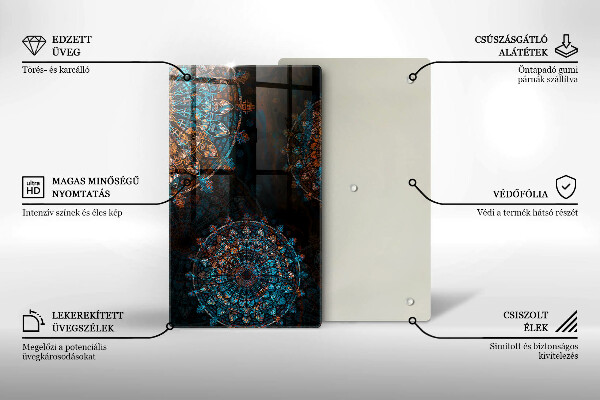 Worktop protector Boho Vintage Circles