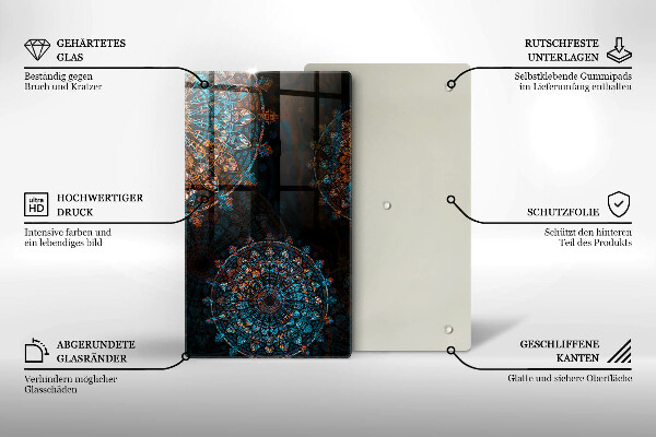 Worktop protector Boho Vintage Circles