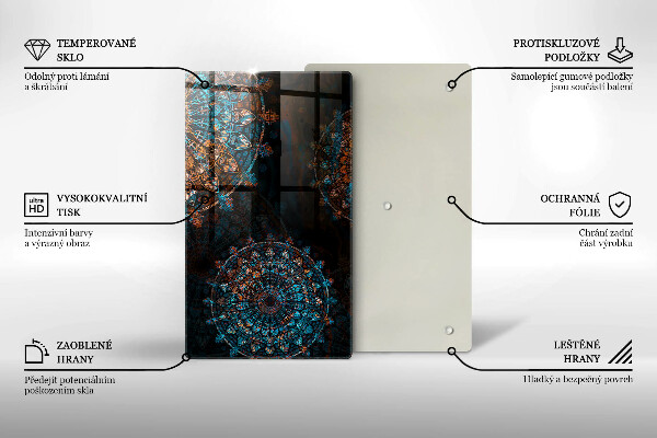 Worktop protector Boho Vintage Circles