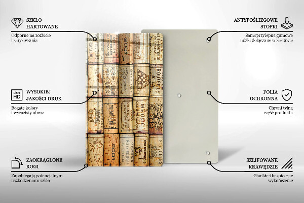 Worktop protector Old wine corks