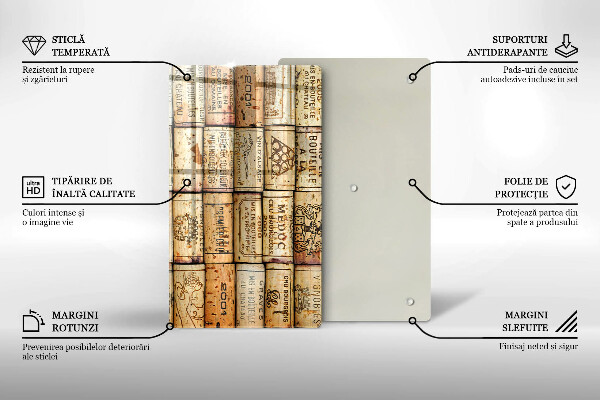 Worktop protector Old wine corks