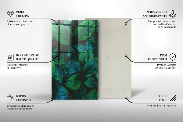 Worktop protector Jungle leaves