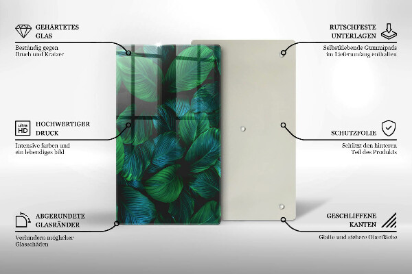 Worktop protector Jungle leaves