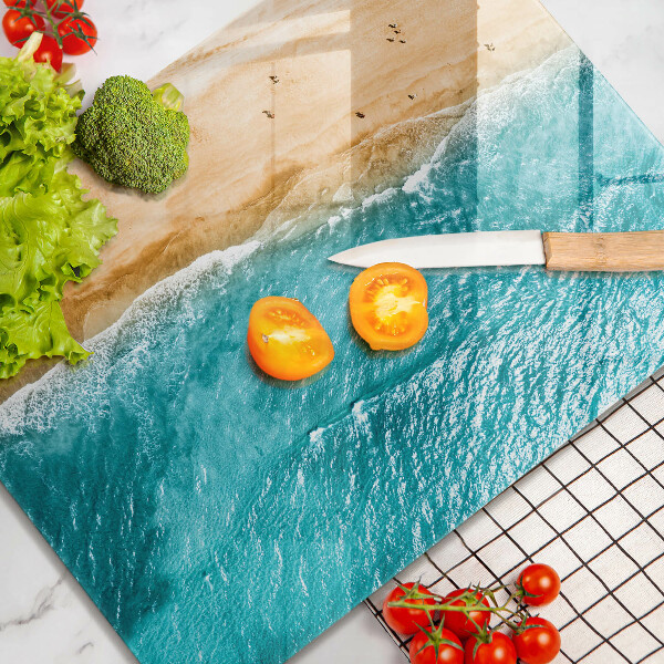 Worktop protector Bank of the beach and the sea