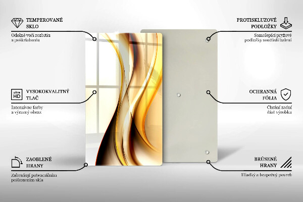 Worktop protector Abstraction smoke lines