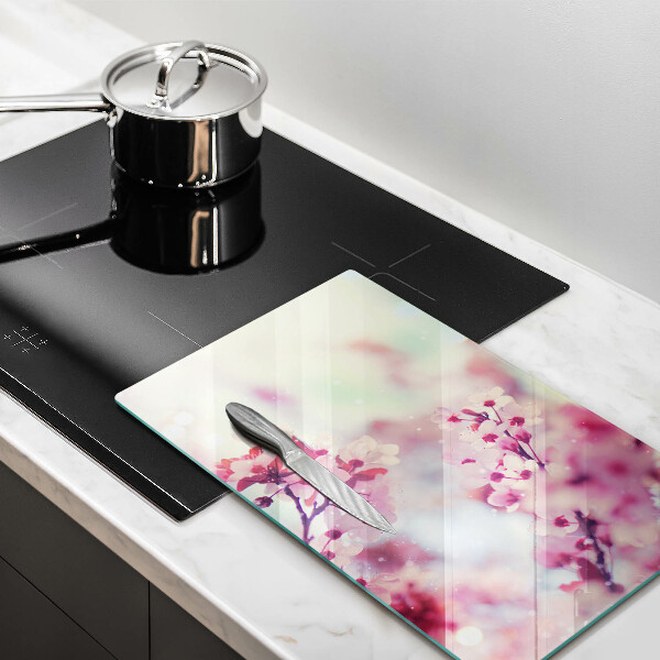 Worktop protector Spring pink flowers