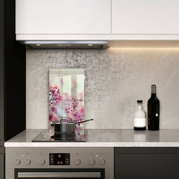 Worktop protector Spring pink flowers