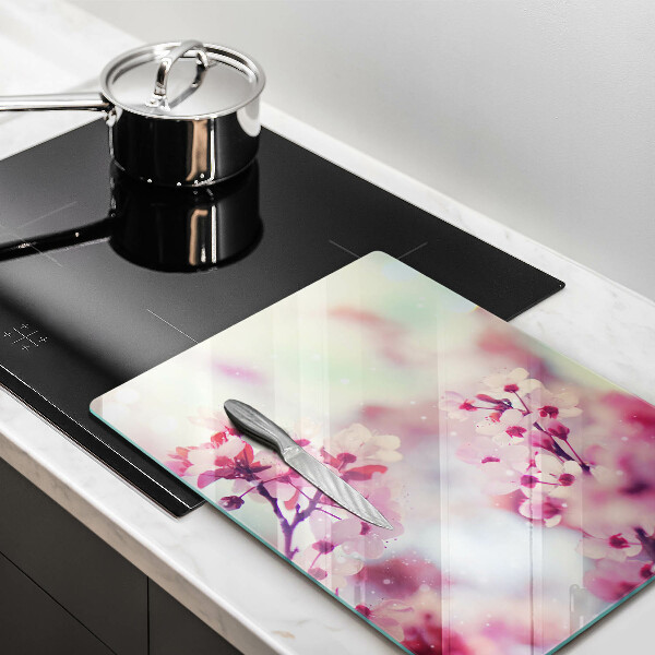 Worktop protector Spring pink flowers