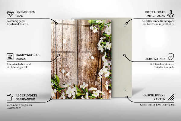 Worktop protector Sunflowers on the boards