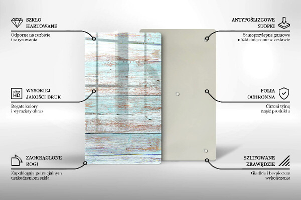 Worktop protector Old vintage boards