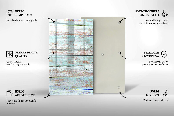 Worktop protector Old vintage boards