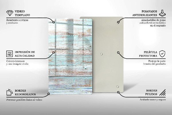 Worktop protector Old vintage boards