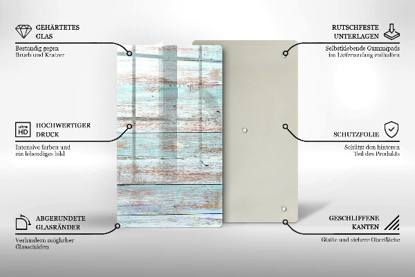 Worktop protector Old vintage boards