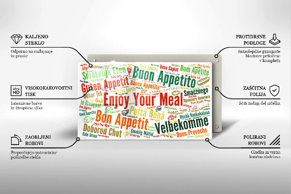 Chopping board glass Tasty language subtitles
