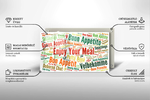 Chopping board glass Tasty language subtitles