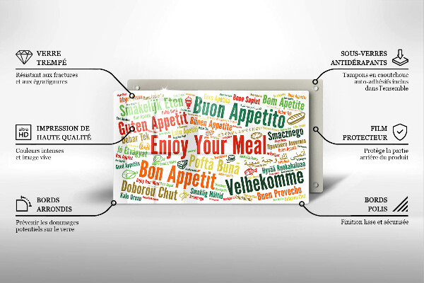 Chopping board glass Tasty language subtitles