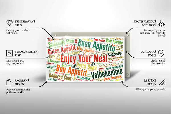 Chopping board glass Tasty language subtitles