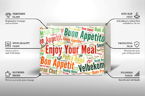 Chopping board glass Tasty language subtitles