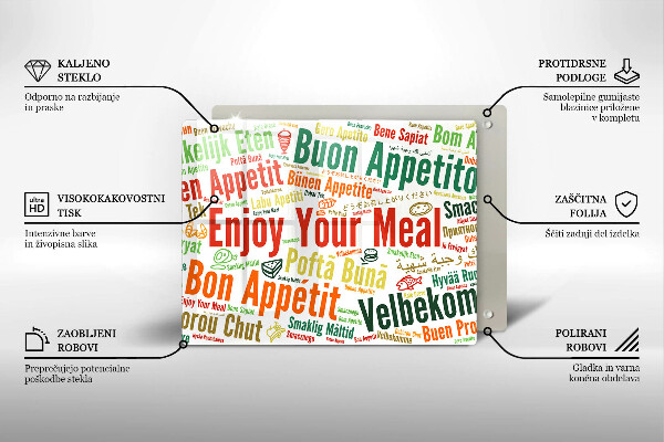 Chopping board glass Tasty language subtitles