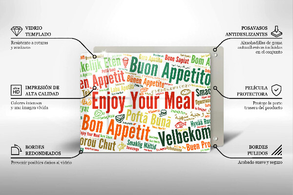 Chopping board glass Tasty language subtitles