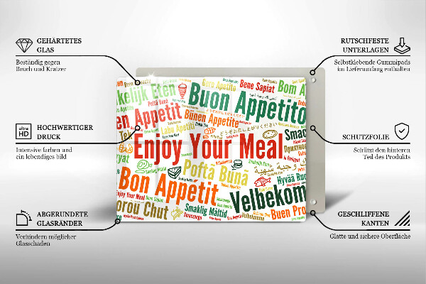 Chopping board glass Tasty language subtitles