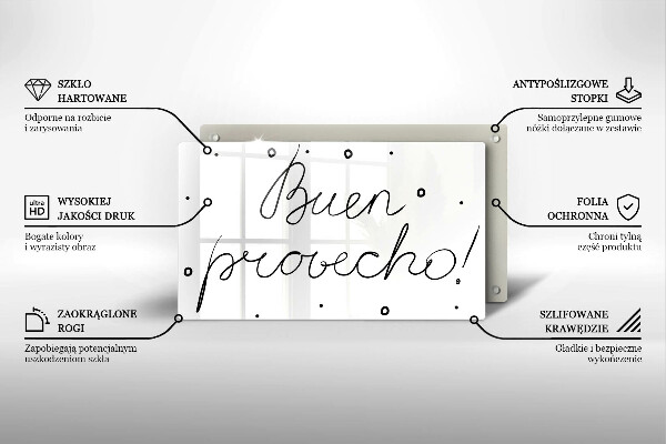 Chopping board The inscription Buen Provecho!