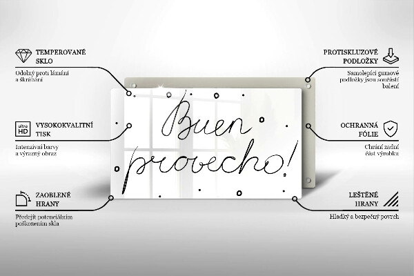 Chopping board The inscription Buen Provecho!