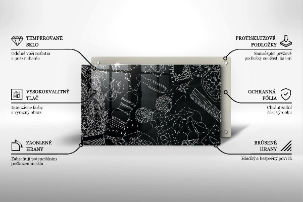 Chopping board glass Kitchen accessories