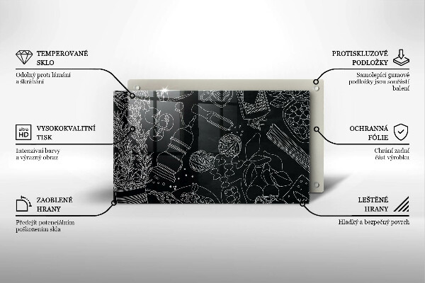 Chopping board glass Kitchen accessories