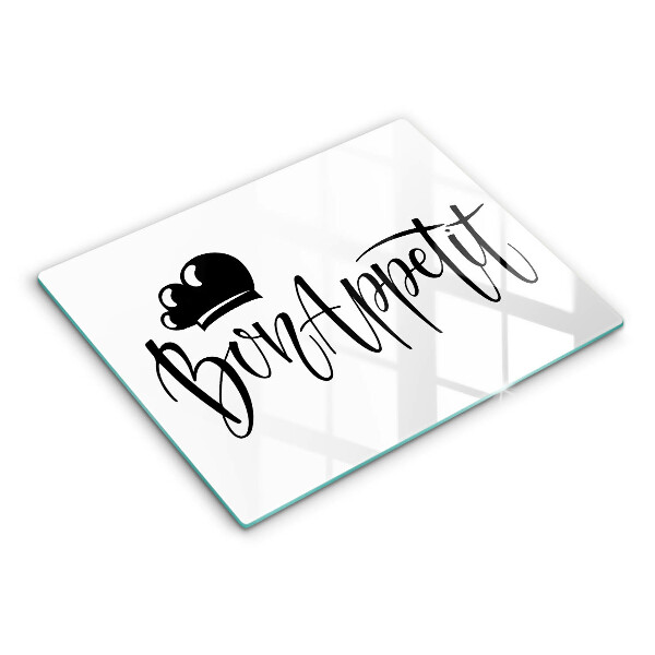Chopping board The inscription Bon Appetit