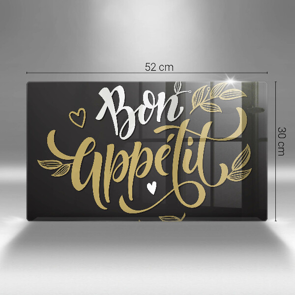 Chopping board The inscription Bon Appetit