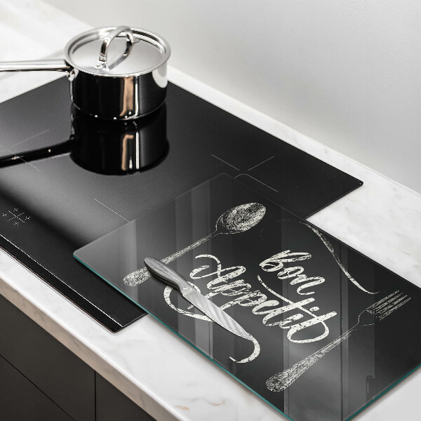 Chopping board The inscription Bon Appetit