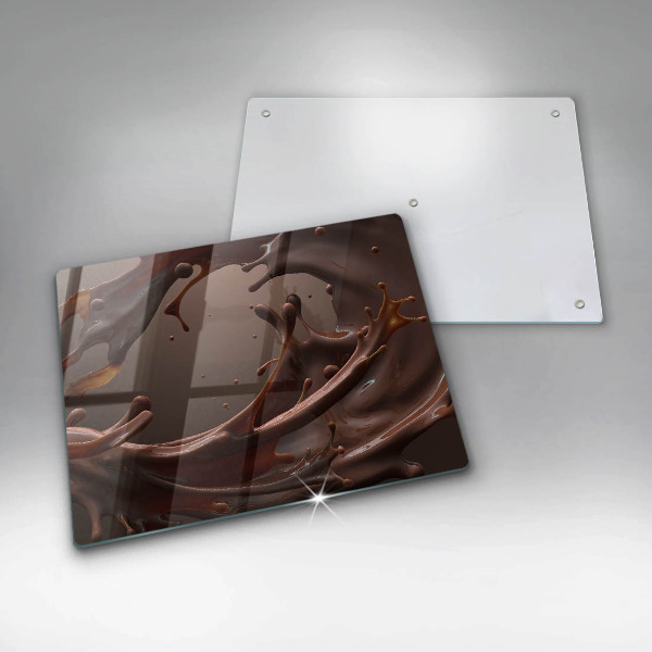 Chopping board Liquid chocolate