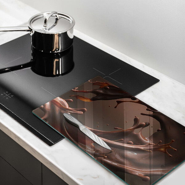 Chopping board Liquid chocolate