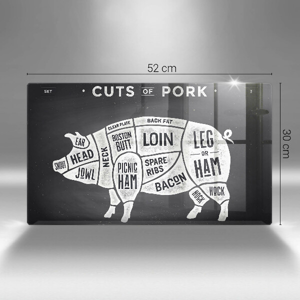 Chopping board Pork pig meat