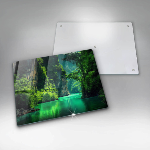 Chopping board Laguna landscape