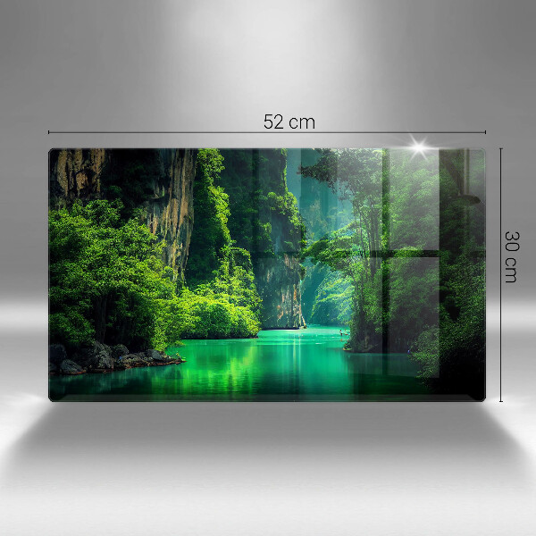 Chopping board Laguna landscape