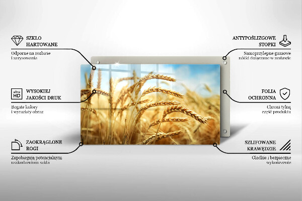 Chopping board Cereals in the field