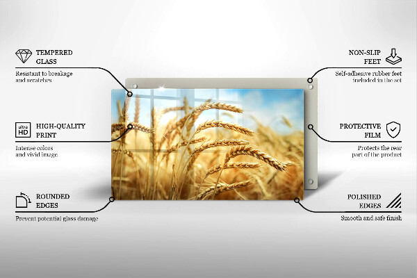 Chopping board Cereals in the field