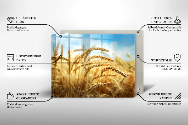 Chopping board Cereals in the field